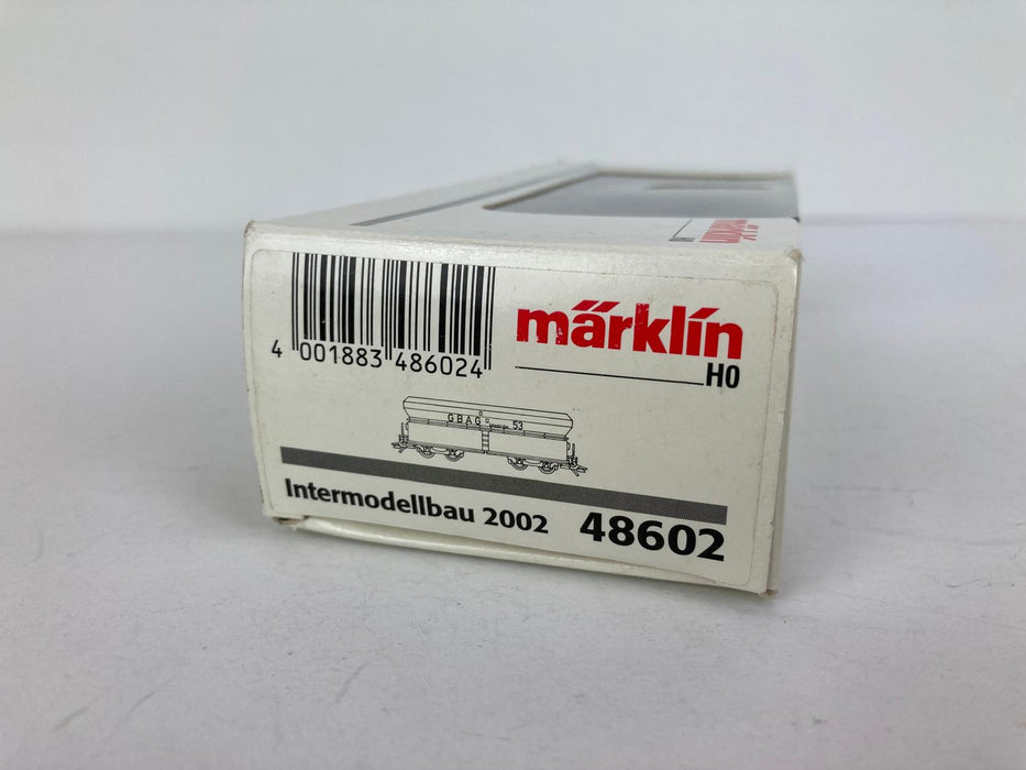 Märklin 48602 - Grauer Selbstentladewagen „GBAG“ - DB - Güterwagen