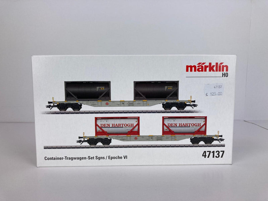 Märklin 47137 - Containerwagen-Set - „Den Hartogh“ – NS / Railion