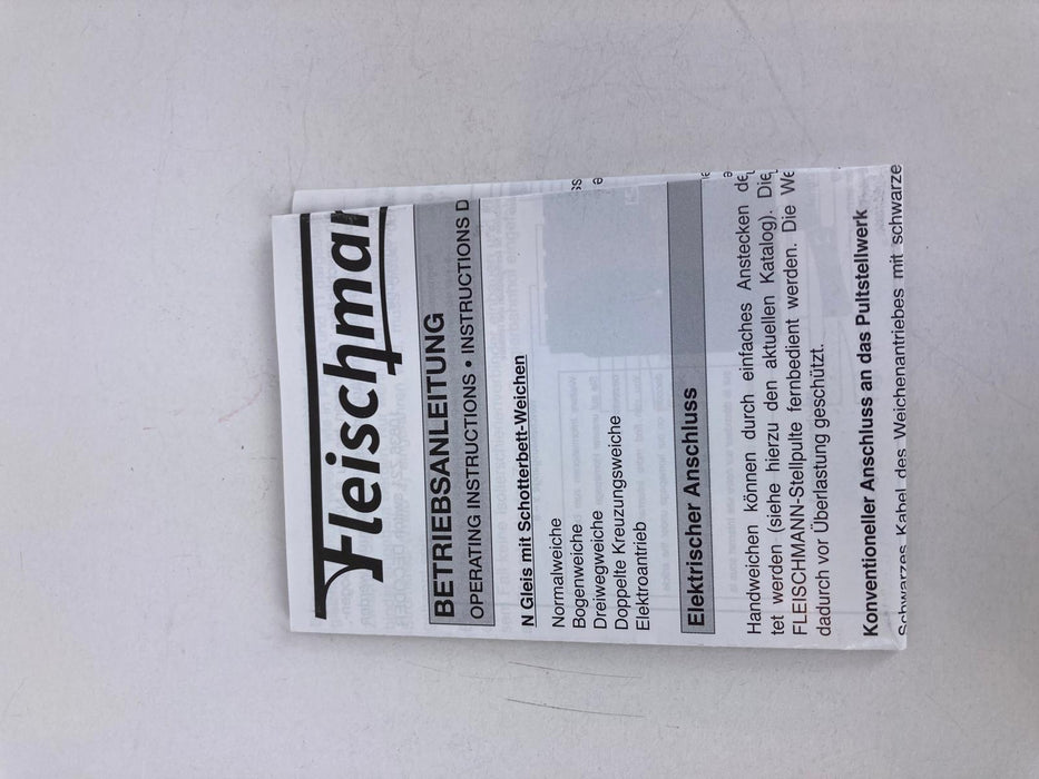 Fleischmann 919012 - Ergänzungsset Gleise D1 (mit Bettung) - Neu