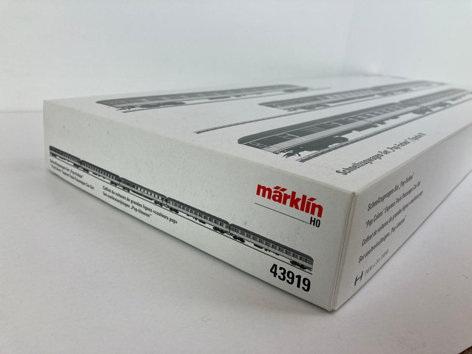 Märklin 43919 - Set of express train carriages "Pop colours" A/Büm - DB