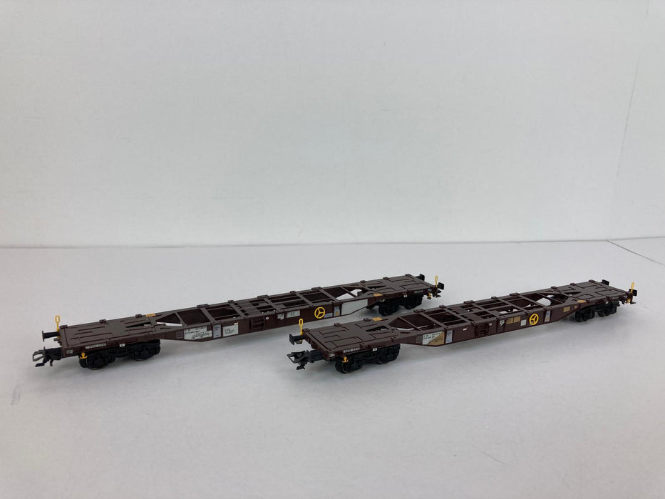 Märklin 47130 - Set Containerwagen - „Erdaushub Stuttgart 21“ – DB