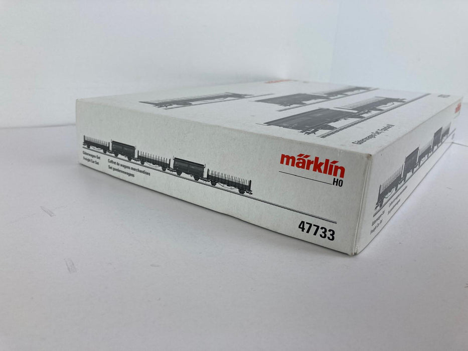 Märklin 47733 - Set mit 5 Güterwagen - Rungen/Schiebedach - Schweden (SJ)