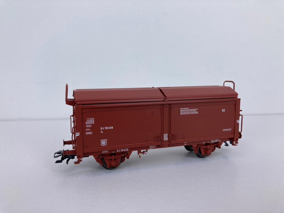 Märklin 47733 - Set mit 5 Güterwagen - Rungen/Schiebedach - Schweden (SJ)
