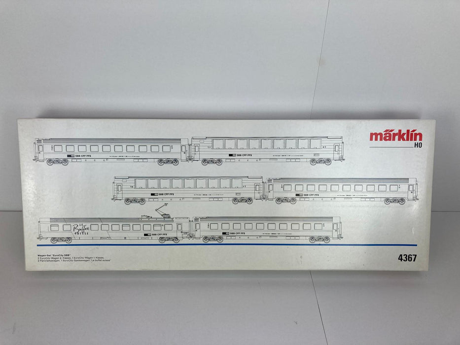 Märklin 4367 - EuroCity Express - Personenwagenset - SBB/CFF