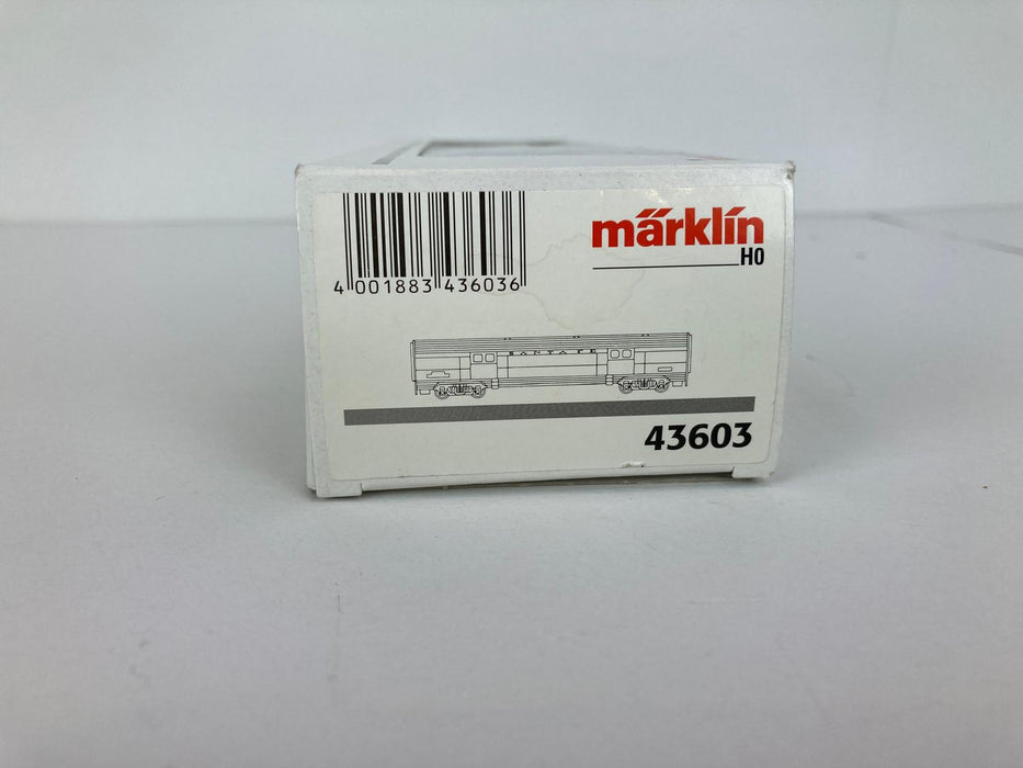 Märklin 43603 - Personenwagen - Streamliner-Gepäckwagen - Santa Fe Railway - USA