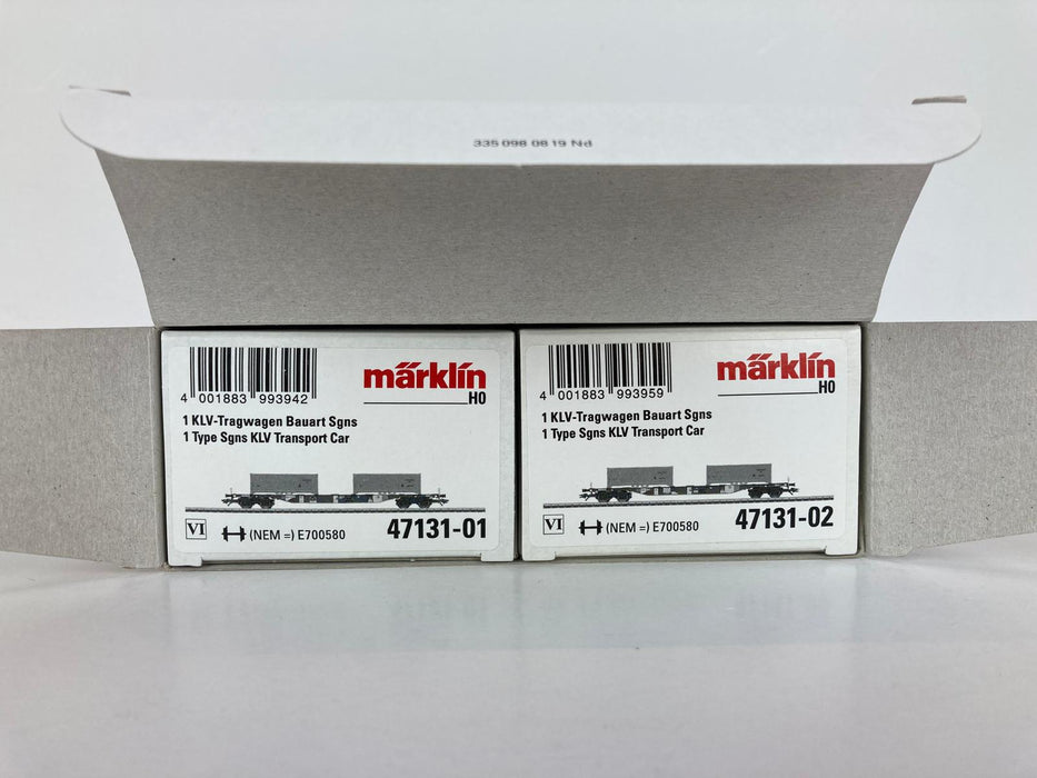 Märklin 47131 - Set Containerwagen - „Erdaushub Stuttgart 21“ – DB