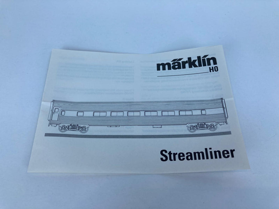 Märklin 43602 - Passagiersrijtuig - Streamliner Wagon - Santa Fe Railway - USA