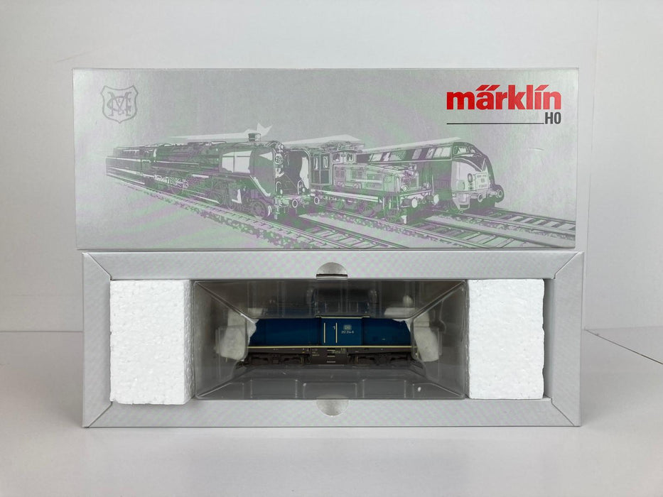 Märklin 39212 - Diesellocomotief BR 212 - Blauw/Beige - MFX+ & Sound