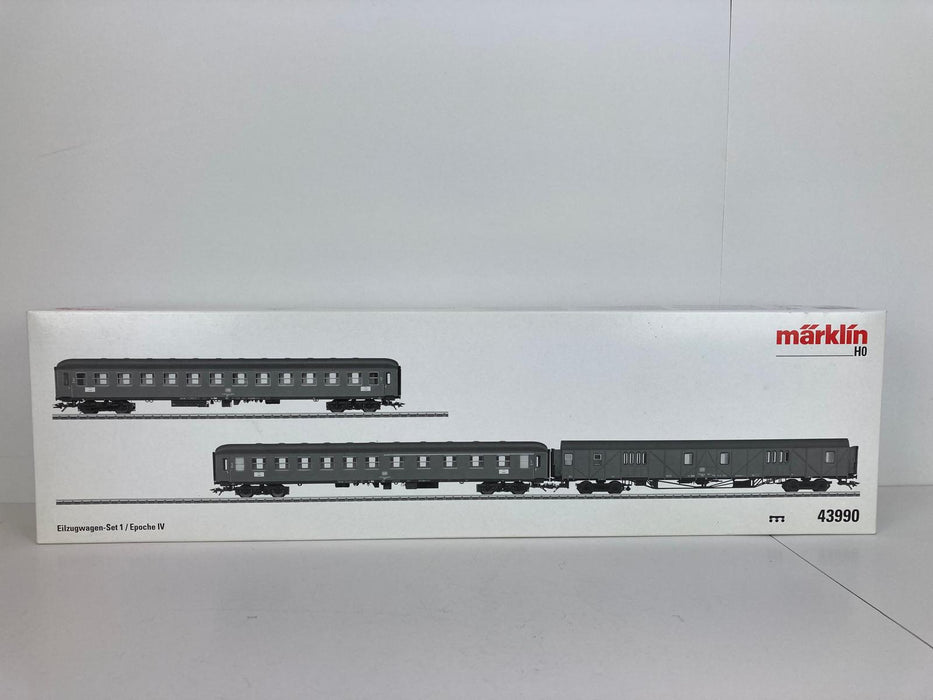 Märklin 43990 - Personenwagenset - DB - A/B/m - 1./2. - LED - MHI