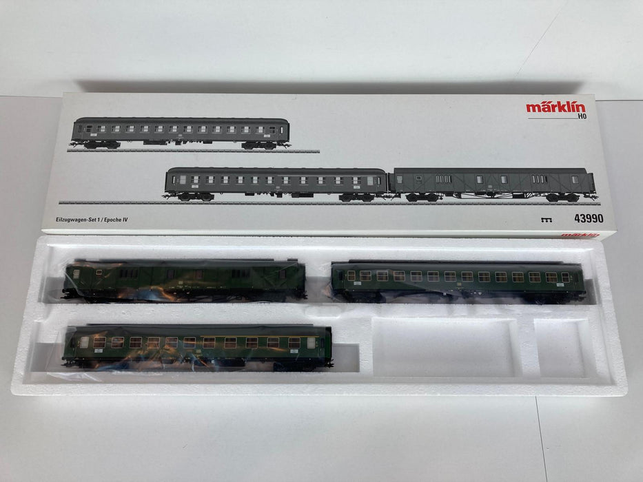Märklin 43990 - Personenwagenset - DB - A/B/m - 1./2. - LED - MHI
