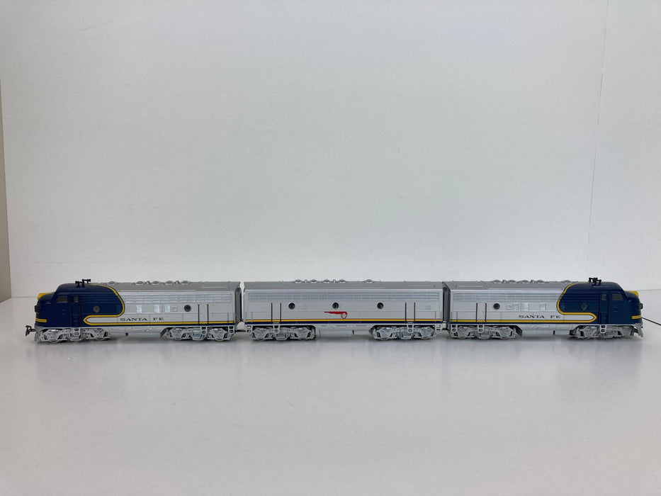 Märklin 3362 - Dreiteiliger F7 EMD „Santa Fe“ Blau/Silber - USA