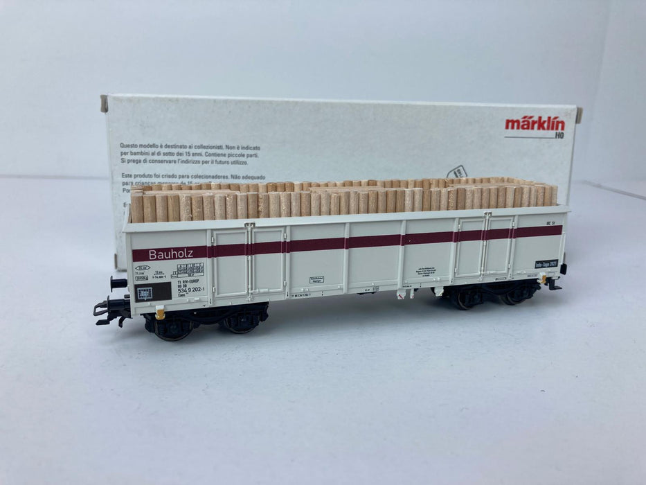 Märklin 48351 - Infotage Gleisbaugeräte Bakwagon met Lading - Exclusief 2020
