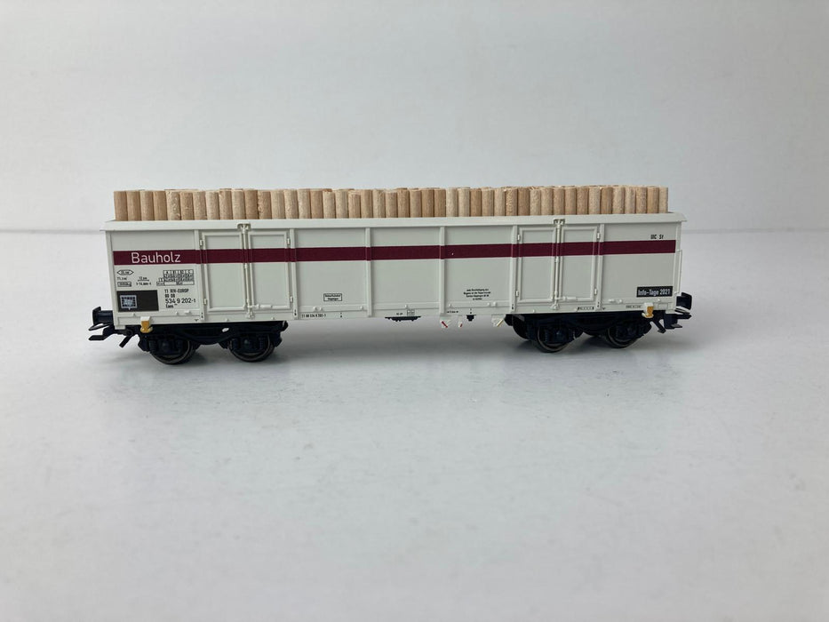 Märklin 48351 - Infotage Gleisbaugeräte Bakwagon met Lading - Exclusief 2020