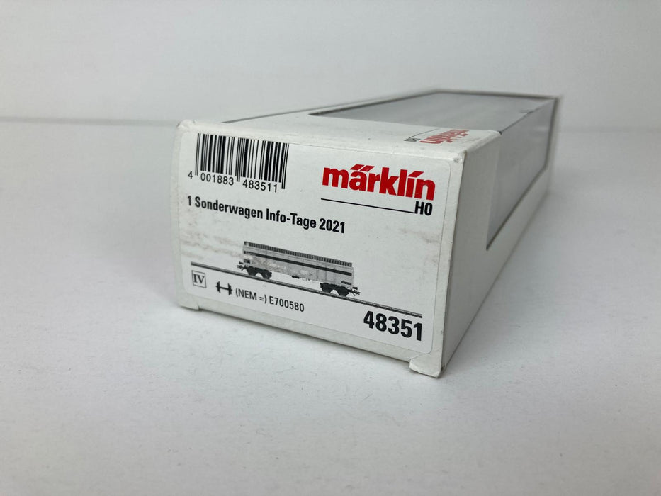 Märklin 48351 - Infotage Gleisbaugeräte Bakwagon met Lading - Exclusief 2020