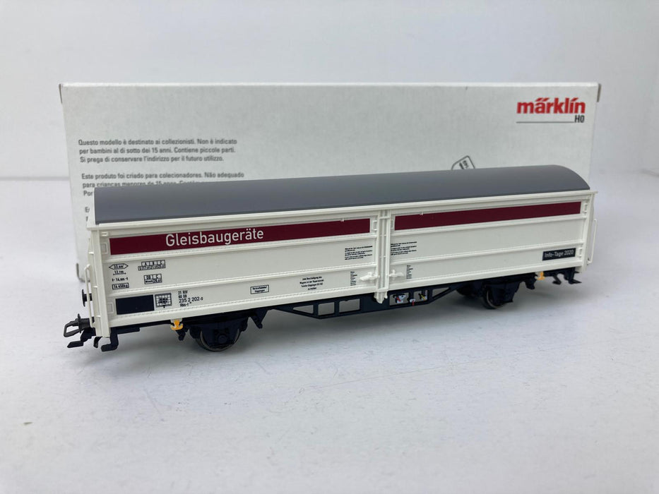 Märklin 48350 - Infotage Gleisbaugeräte Wagon - Exclusief 2020