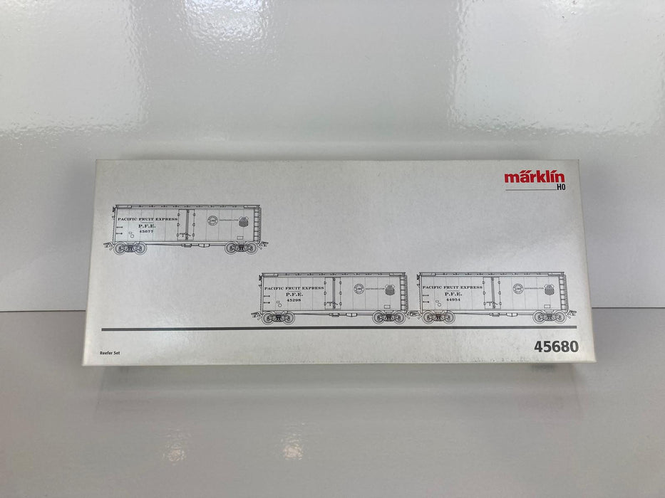 Märklin 45680 - 3 x Amerikaanse Boxcars - "Reefer" - Union Pacific