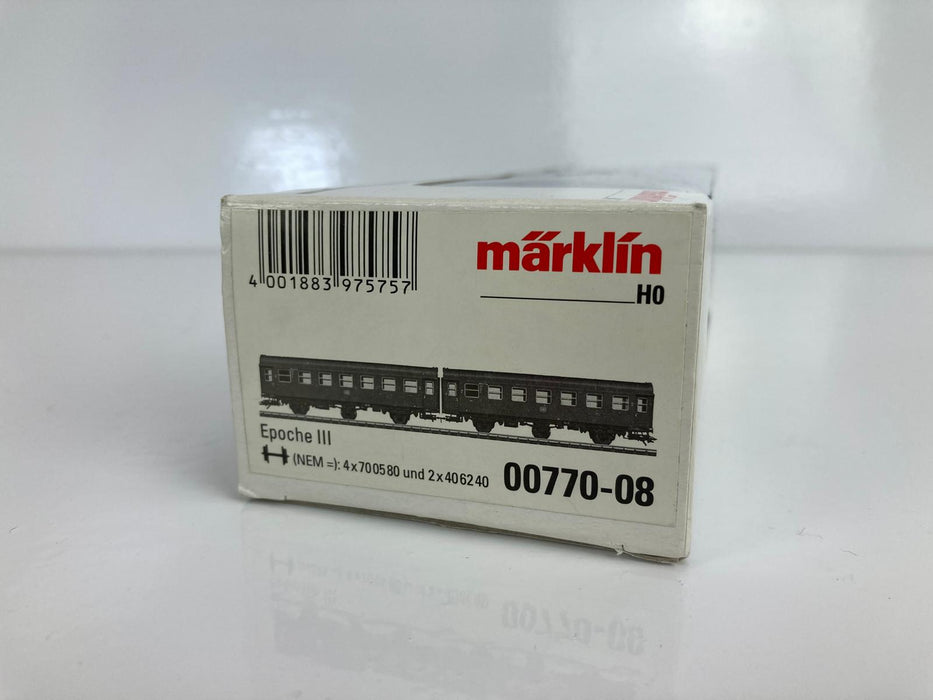 Märklin 00770 (08) - 1 x Paar "Umbau-Rijtuigen" DB - AB3yg-54