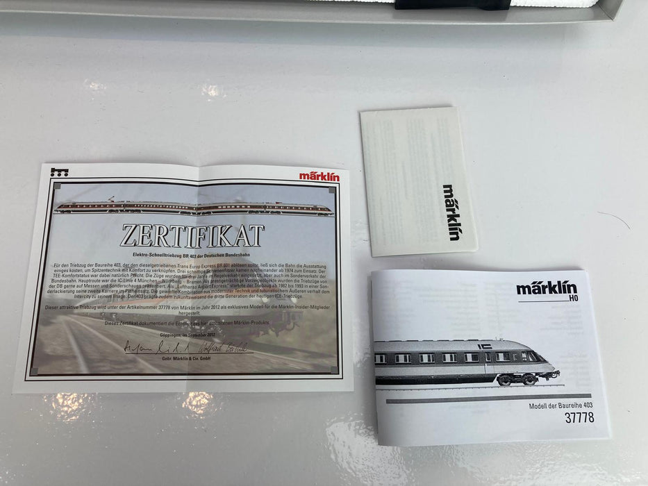 Märklin 37778 - Treinstel BR 403 - DB - Avüm "Eend" - InterCity 1973 - MHI