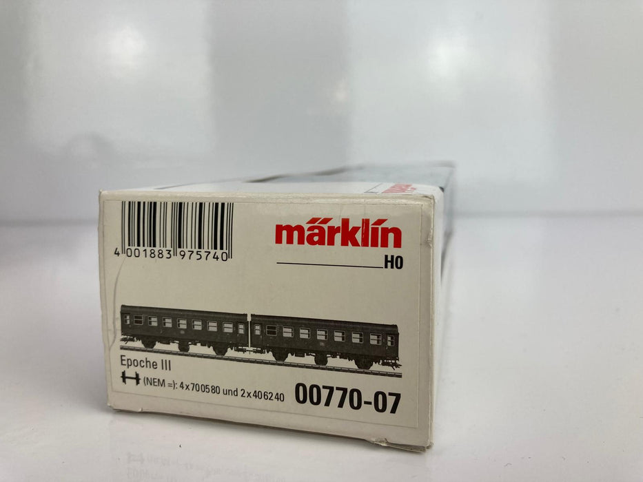 Märklin 00770 (07) - 1 x Paar "Umbau-Rijtuigen" DB - AB3yg-54