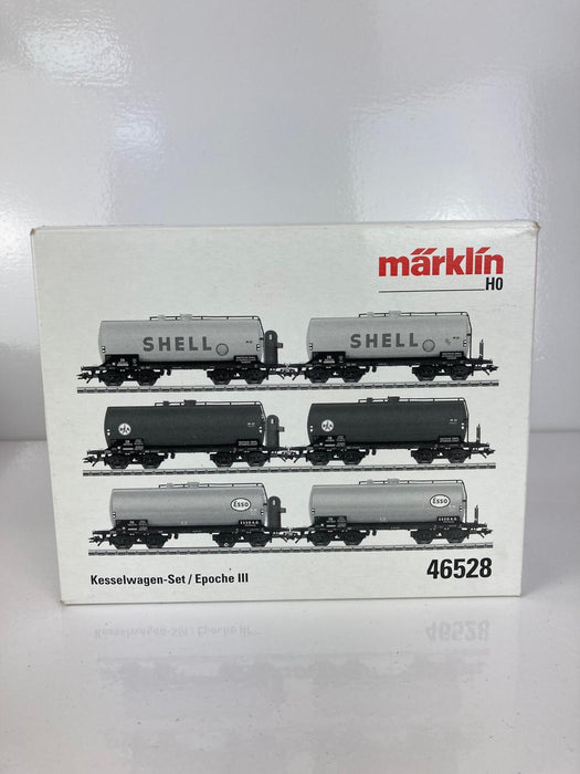 Märklin 46528 - Ketelwagen Set DB - Shell, Esso, DEA