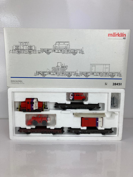 Märklin 28451 - Strukton NS set - Diesellocomotief met 3 x Wagons