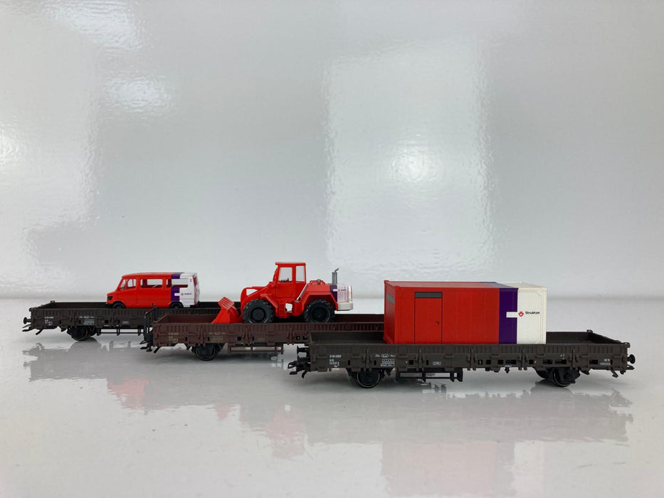 Märklin 28451 - Strukton NS set - Diesellocomotief met 3 x Wagons