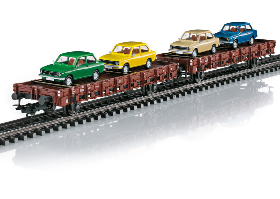 Märklin 46404 - Set Platte Wagens "DAF 66" - NS