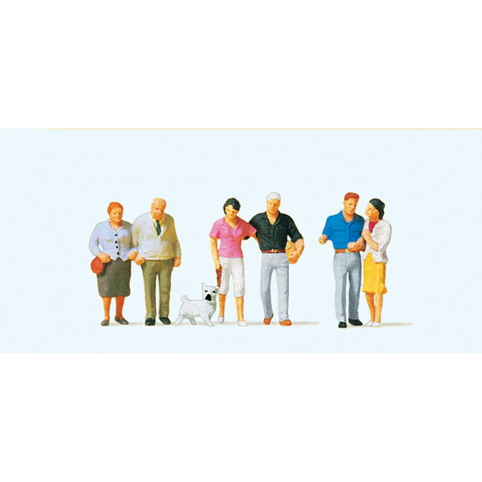 Preiser H0 - 10527 - Set van 3 Koppels - 6 Figuren