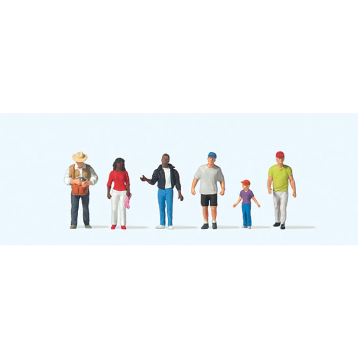 Preiser H0 - 10793 - Set van 6 Staande Figuren
