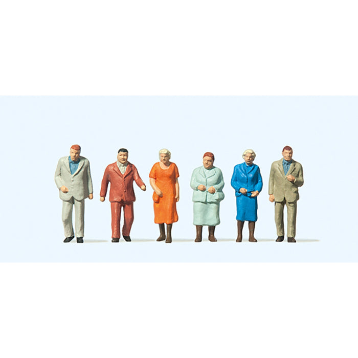 Preiser H0 - 14059 - Set van 6 Staande Figuren
