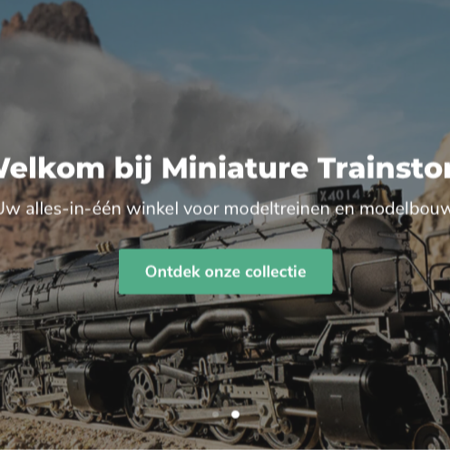 Lancering van nieuwe webshop Miniature Trainstore!