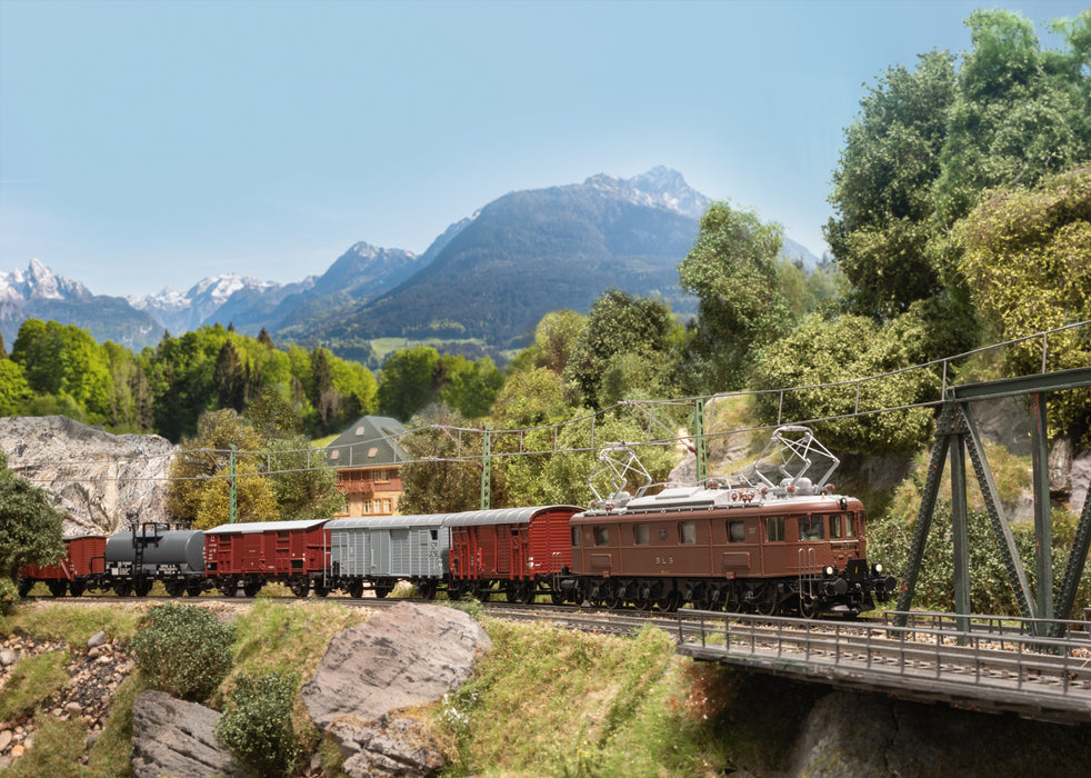 Märklin 38680 - Elektrische Locomotief - BLS Ae 6/8 - Bruin - MFX+ & Sound
