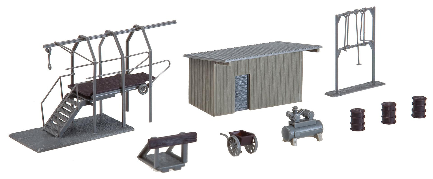 Faller - 120139 - H0 - Compressorhuis - Met Vlampijpreiniging