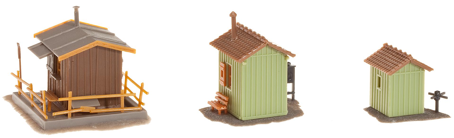 Faller - 120140 - H0 - 3 x Baan Huisjes