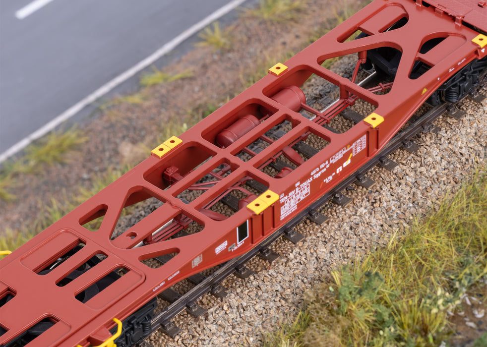 Märklin 47816 - Dubbele Containerdraagwagen Sggrss 80 - MSC