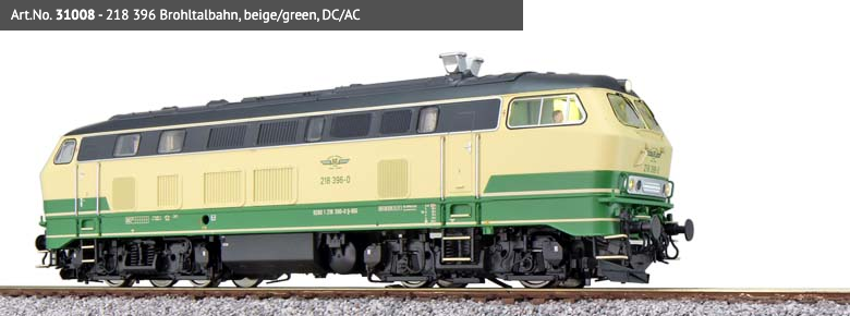 ESU 31008/-09/-10/-11/-17 - BR 218 DB - DC/AC - Engineering Edition