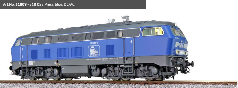 ESU 31008/-09/-10/-11/-17 - BR 218 DB - DC/AC - Engineering Edition