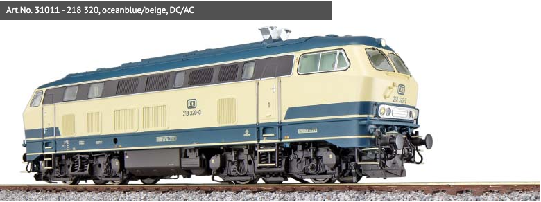 ESU 31008/-09/-10/-11/-17 - BR 218 DB - DC/AC - Engineering Edition