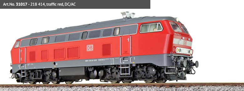 ESU 31008/-09/-10/-11/-17 - BR 218 DB - DC/AC - Engineering Edition