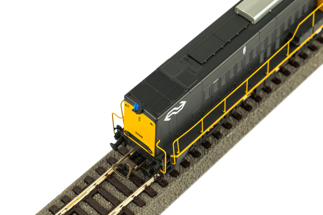 Piko 52932/-3/-4 - NS Rh 2200 Geel/Grijs "Radio" - DC/AC (Sound)