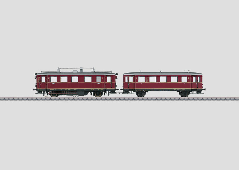 Märklin 37705 - Dieseltreinstel - VT 75.9 met Wagon - DB - MFX + Sound