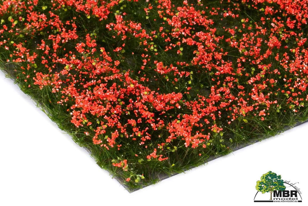 MBR 50-2004 - Red Flowers in a Field - 7.5 x 15cm