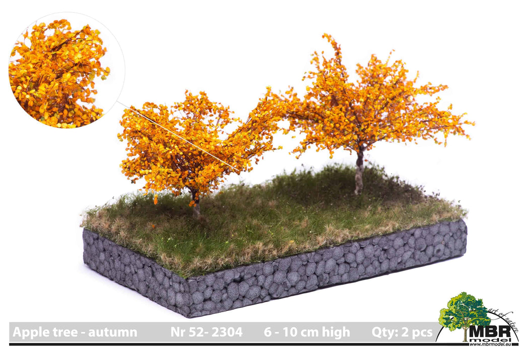 MBR 52-2304 - Apple Tree in Autumn - 7cm - Pack of 2