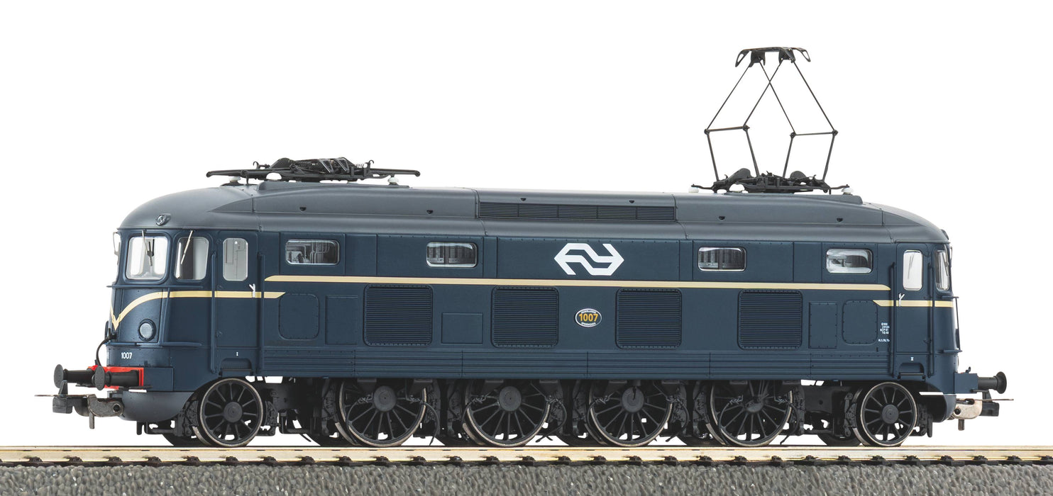 Piko 97506 - Elektrische Locomotief - NS 1000 - Blauw met Logo - AC Digitaal + Sound