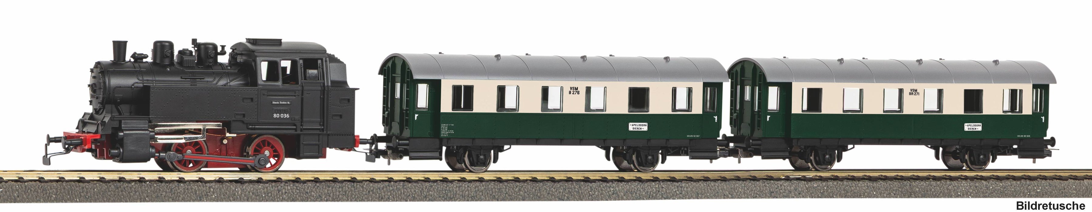 Piko 57035 - Startset BR 80 NS - VSM - Met Rails en Toebehoren