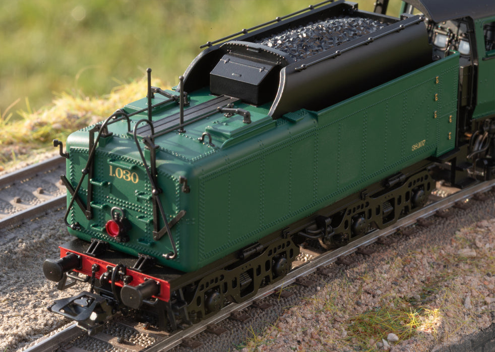 Märklin 39480 - Stoomlocomotief - Serie 1 SNCB - Groen - MFX+ & Sound