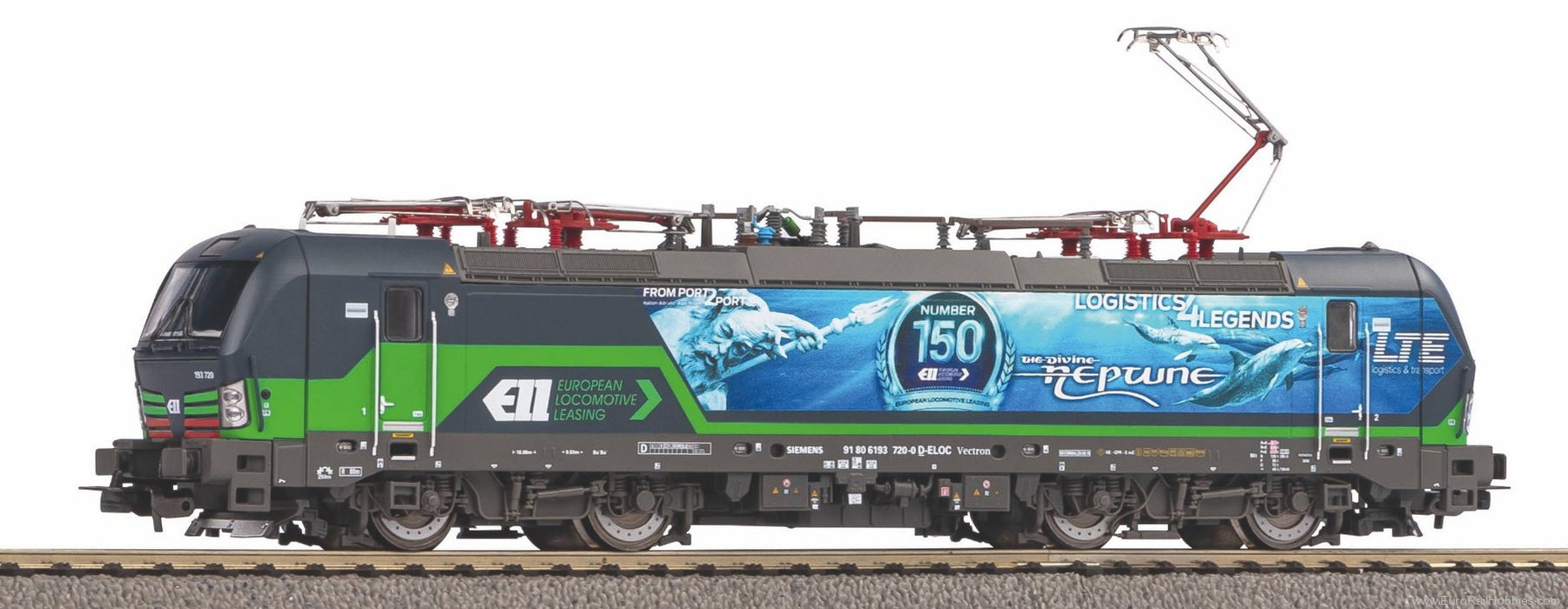 Piko 59735 – Elektrische locomotief - Vectron LTE "Neptunes VI" - AC Wisselstroom - Sound