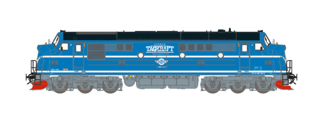 Dekas 8750091 - SJ Tågkraft TMX 1042 - AC Digitaal