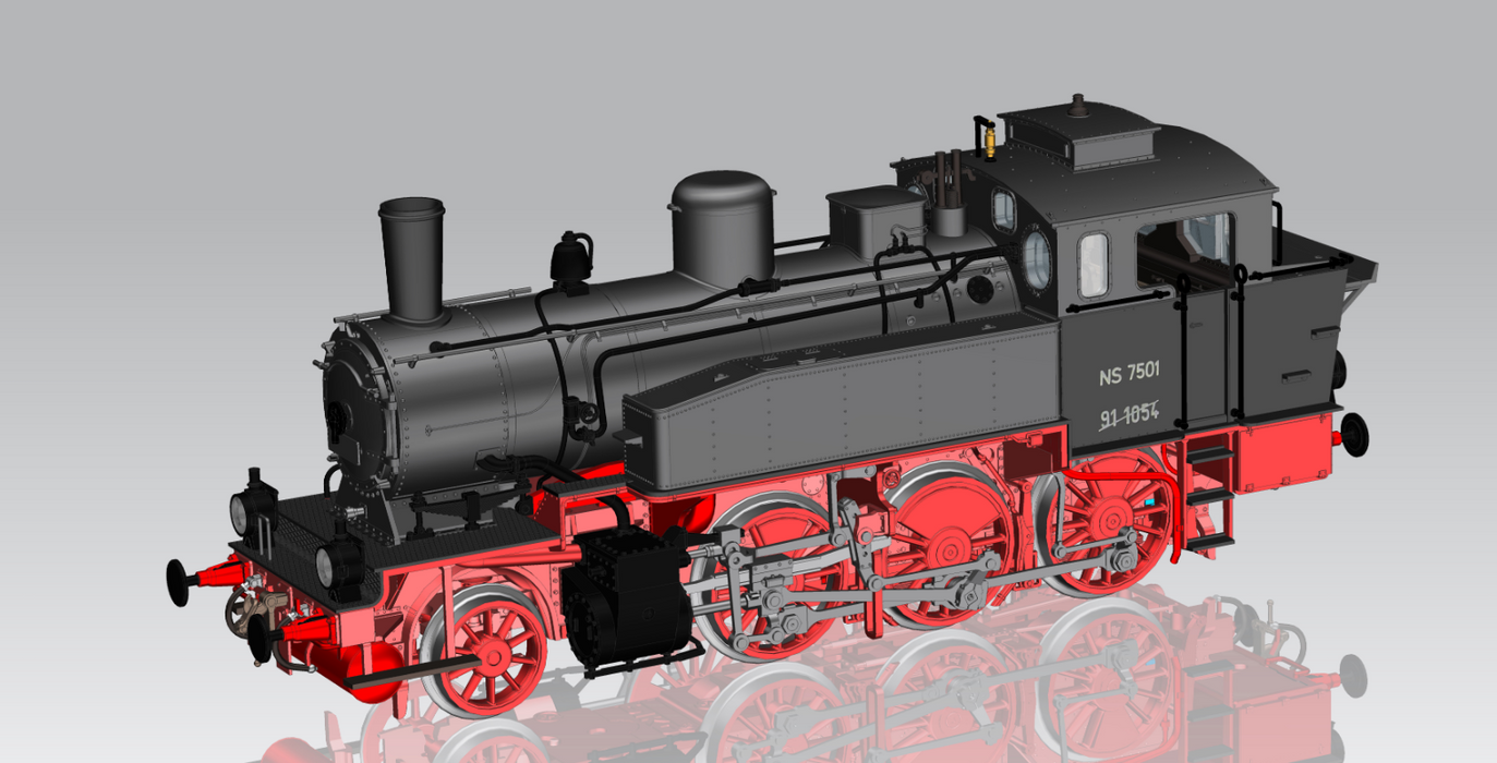 Piko 50746/-7/-8 - NS Series 7501 - III - ex BR 91 - DC/AC / Sound