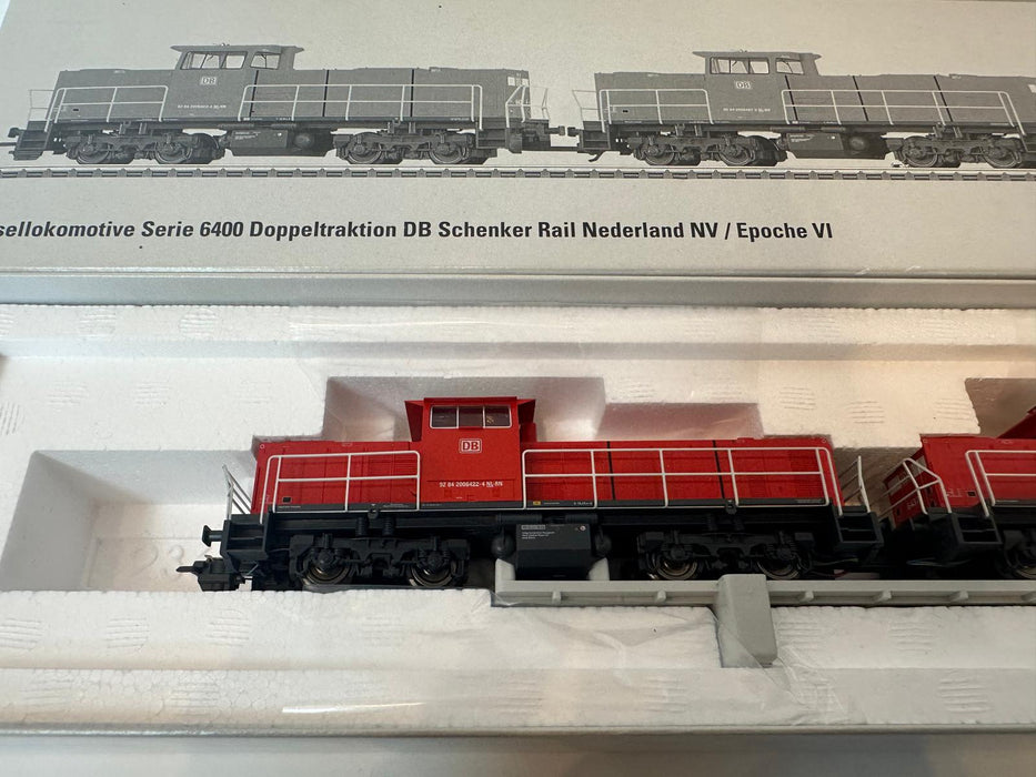 Märklin 37697 - 2 x Diesellocomotieven - Serie 6400 - DB Schenker Rail Nederland